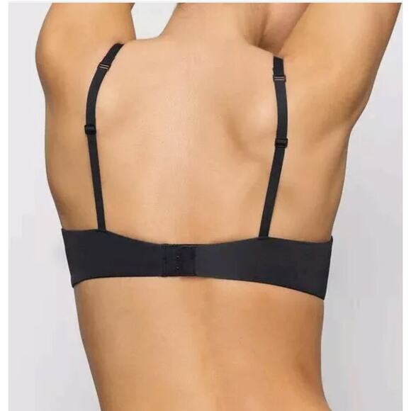 New with Tags Skims Ultimate Collection Push Up Plunge Bra Onyx/Black 32DD - Picture 2 of 9